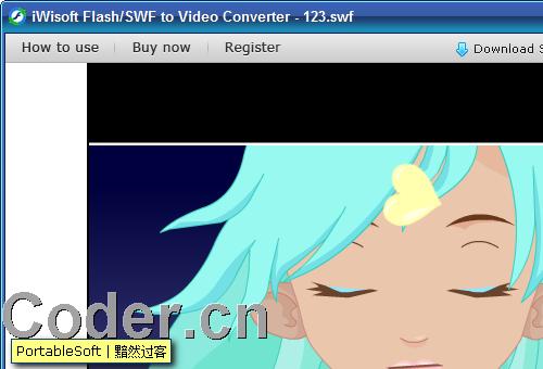 iWisoft专业Flash/SWF转换软件 - iWisoft Flash SWF to Video Converter便携版