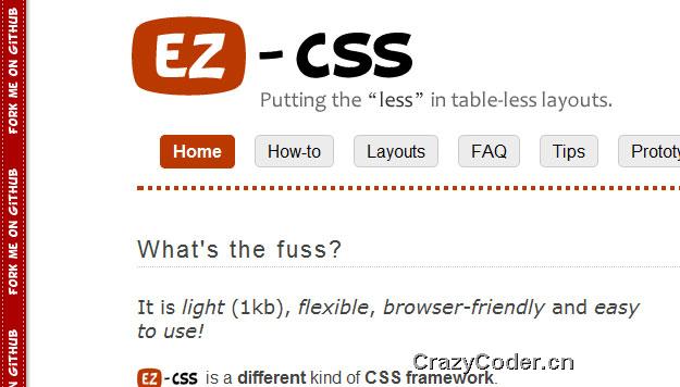 EZ-CSSRightJSActiveJSBakerXUIWinkLimeJS520TreesaverTimeweb开发框架,12个新鲜出炉的Web开发框架