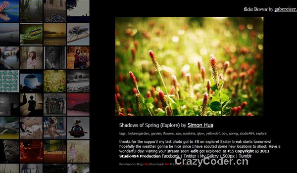 flickrcsswarpaviaryxhootsuite19个基于 HTML5 和 CSS3 开发的优秀应用程序html5应用