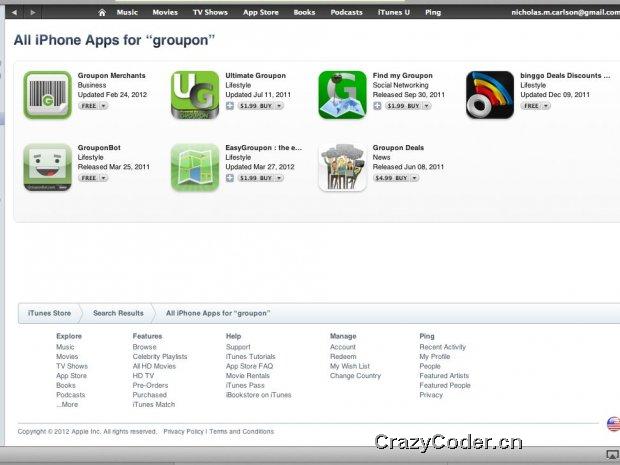 Groupon的iPhone应用从AppStore消失